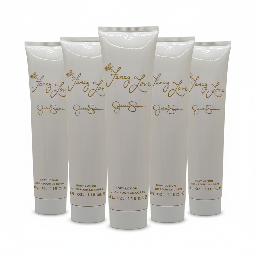 5 Pack Jessica Simpson Fancy Love Body Lotion - 4oz/118ml *New without Box*